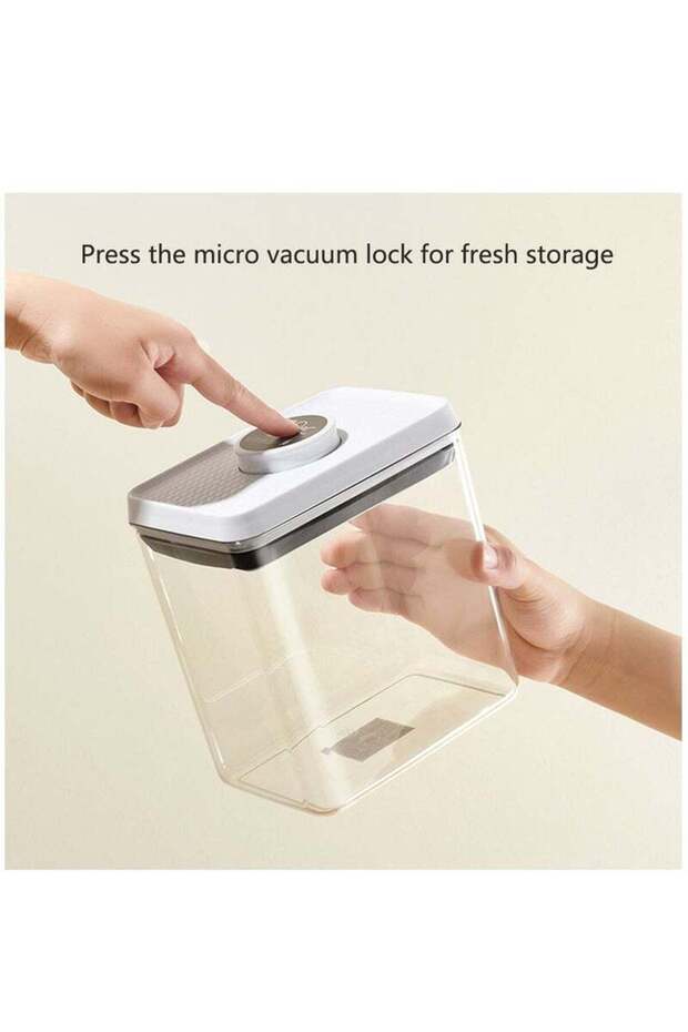 7 Pcs Food Containers Set,POP UP Design,4 different size,Effortless to Clean,BPA-Free Tranparent - 2