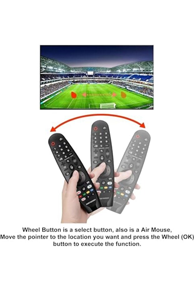 NEW Universal Remote Control for Smart TV Magic Remote Replacement with Buttons for Netflix Prime Vi - 8