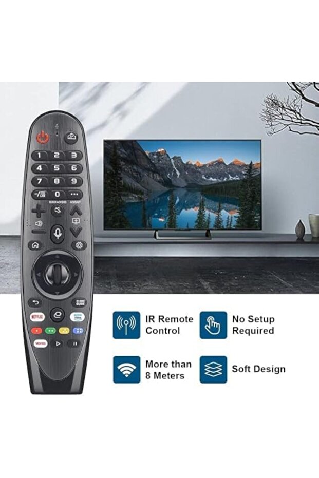 NEW Universal Remote Control for All Magic OLED NanoCell 4K UHD LCD LED HDR 3D Smart Series TV with - 6