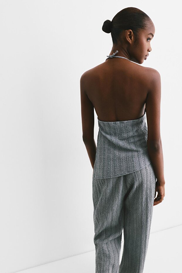 Asimetrik bambula top - 2