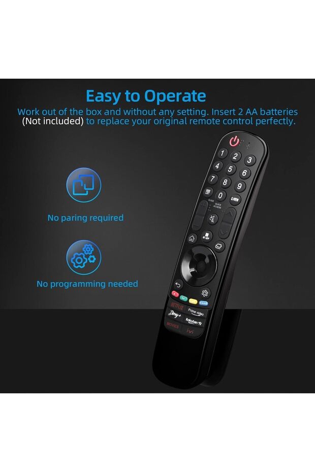 NEW Universal Magic Remote Control, Replacement for LED OLED LCD 4K UHD Smart TV with Buttons for Ne - 8