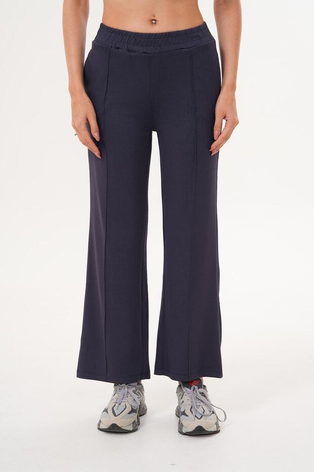 Kadın Yüksek Bel Çimalı Tek Alt Eşofman 250127 - - 5