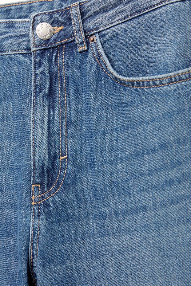 Yüksek bel düz kesim jean - 6