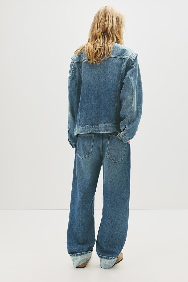 Selvedge düz kesim jean - 4