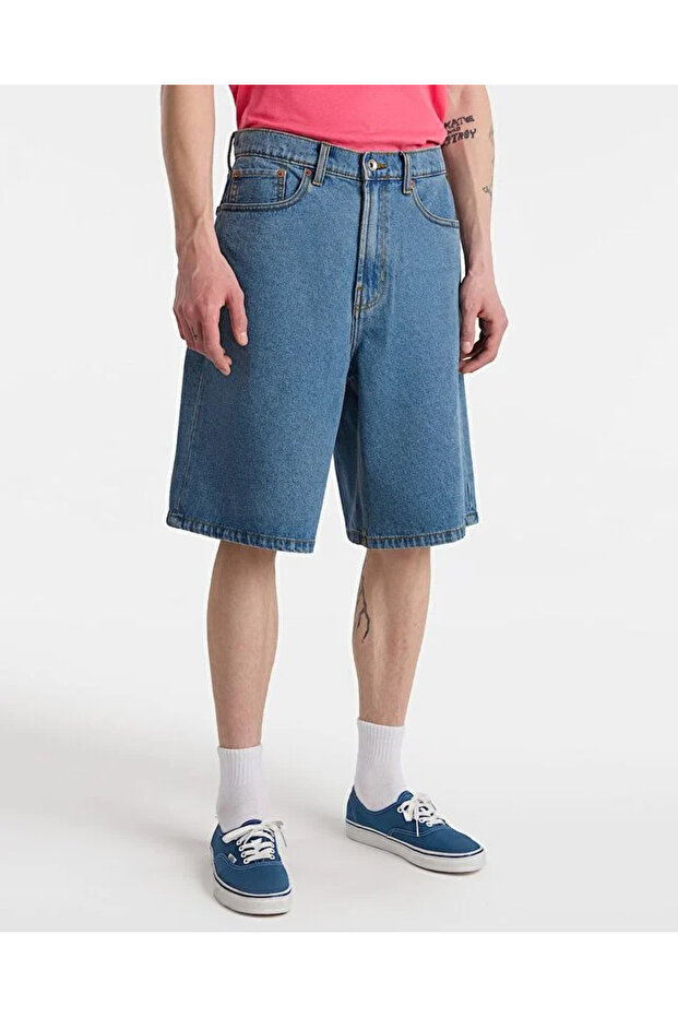 Check-5 Baggy Denim Short - 3