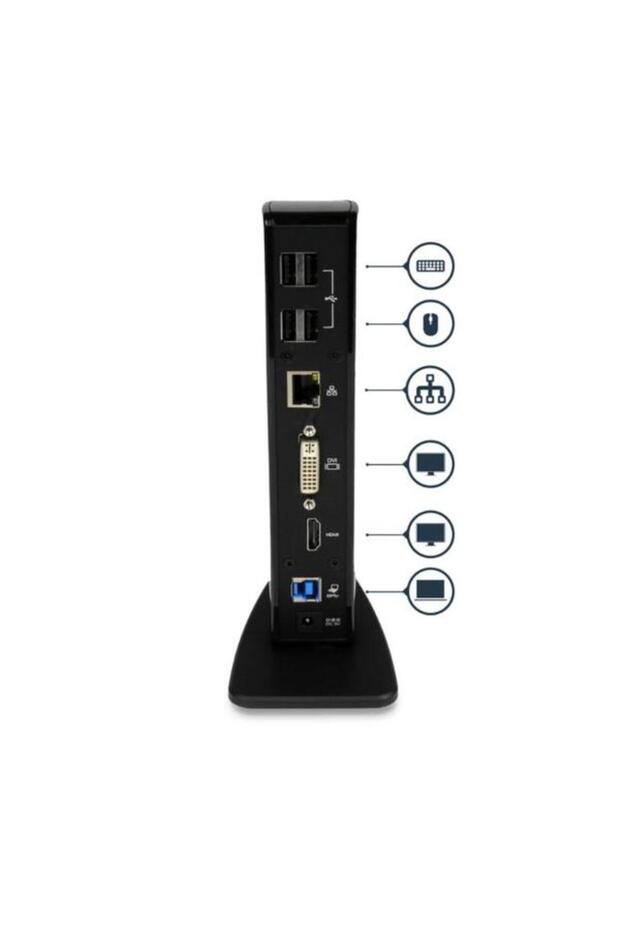 Docking station USB 3 SDOCKHD, Full HD (Black) - 3