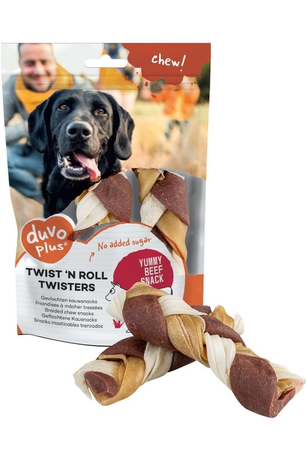 Twist'N Roll Twisters Beef 25cm - S - 3Pcs / 12.5cm-L-2Pcs[Count - 2, Length - 12.5cm]