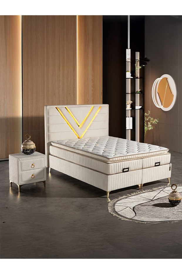 Nirvana Yatak Baza Başlık Set - 1