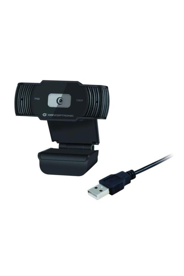 Camera Web Conceptronic, Full HD, Negru - 3