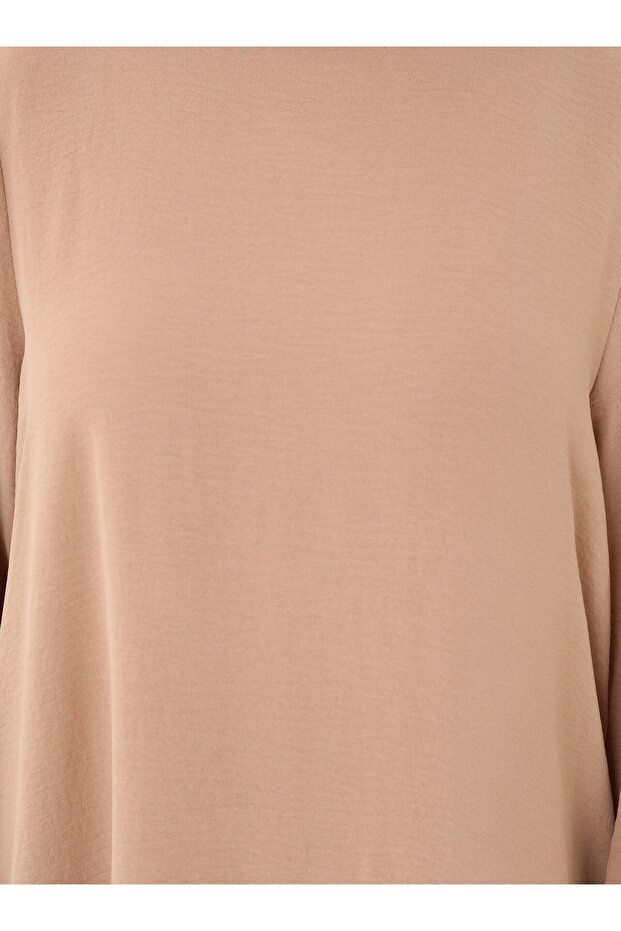 Aerobin Basic Tunic&Pants Plus Size Double Set - Camel - - 5