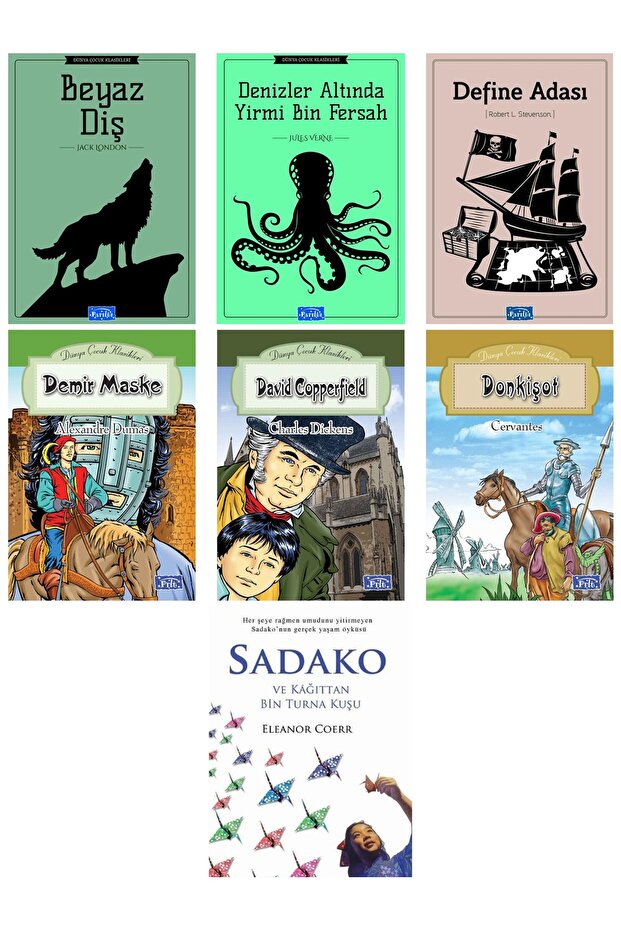 Sadako ve Kağıttan Bin Turna Kuşu Middle School 7 Book Set
