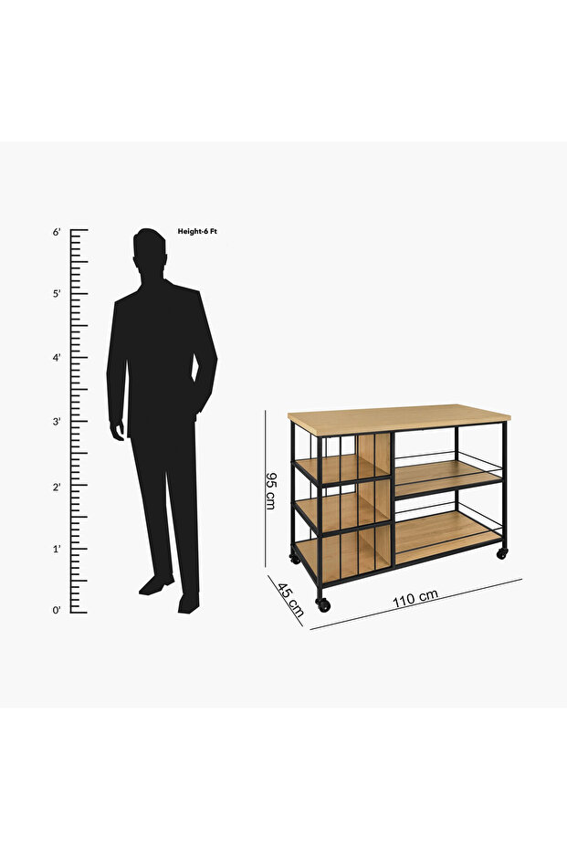عربة مطبخ كبيرة إيميلا - 8