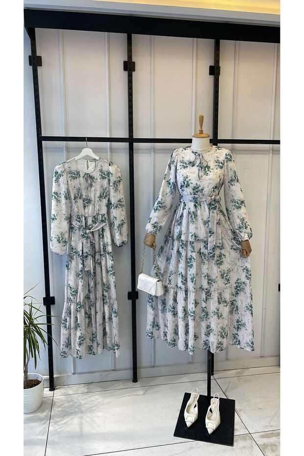 DESENLİ ELBİSE - 1