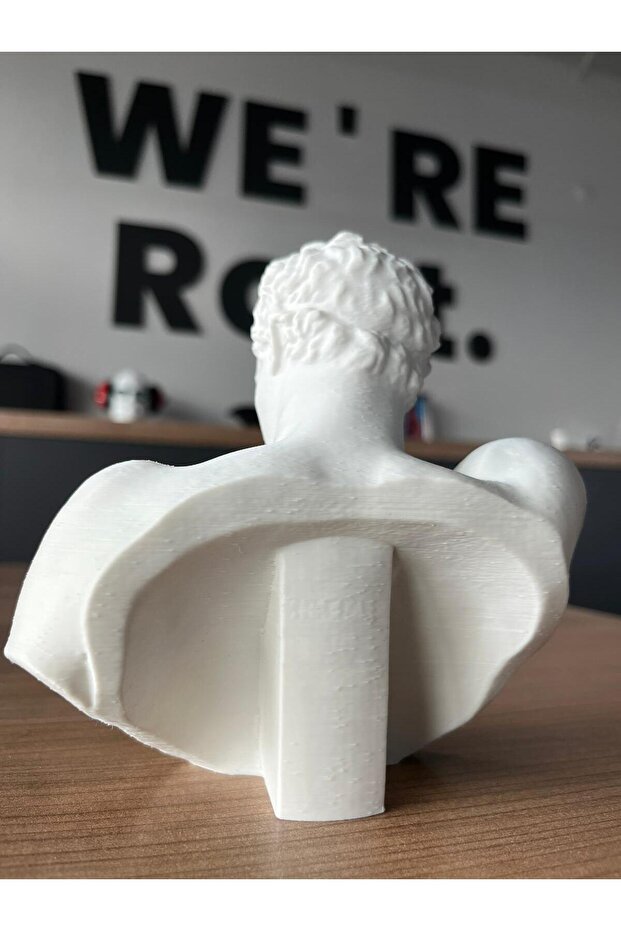 Hermes Dekoratif Büst Yunan Mitolojisi Zeus'un Oğlu Hermes Trimegustus 15cm - 5