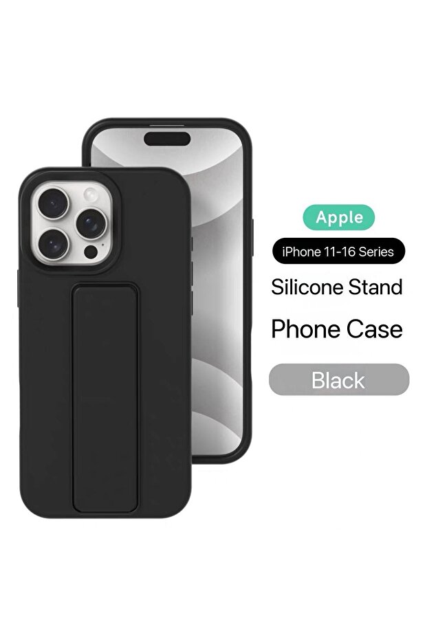 Apple iPhone 13 Case – Shockproof Silicone Case, Kickstand Grip, Camera Protection, Slim Fit.