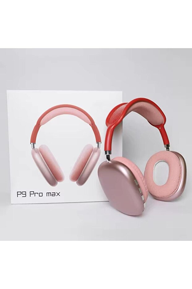 P9 PLUS MAX Edition Ios Android Uyumlu Kablosuz 5.0 Bluetooth P9 Kablosuz Kulaklık MAVİ - 4