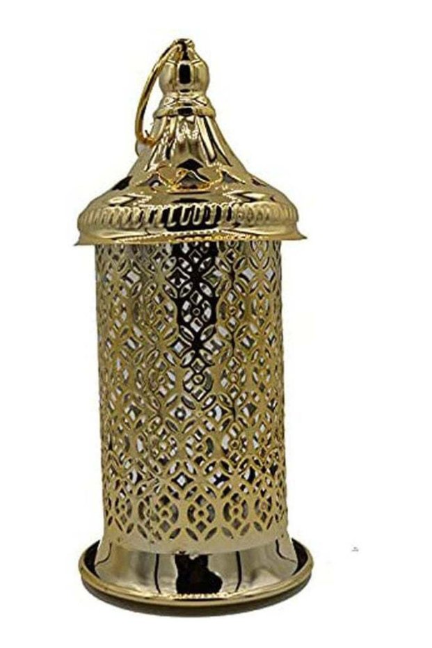 Eid And Ramadan Decoration Lantern Gold Scm