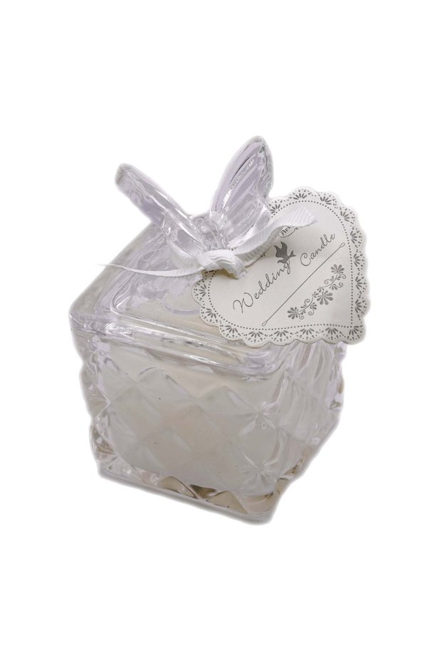 Wedding Candle White/ Wedding Day Gift For Bride & Gspace/ Decorative Candle For Engagement, Weddin
