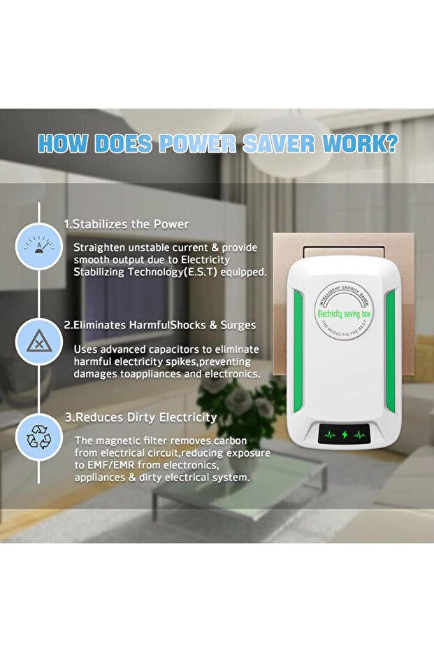 جهاز توفير استهلاك الطاقة الكهربائية الذكي بتصميم جديد 28000 وات - 2