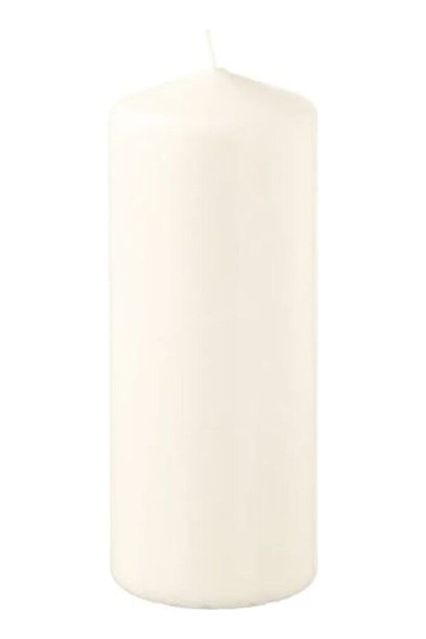 Unscented Block Candle White 15cm
