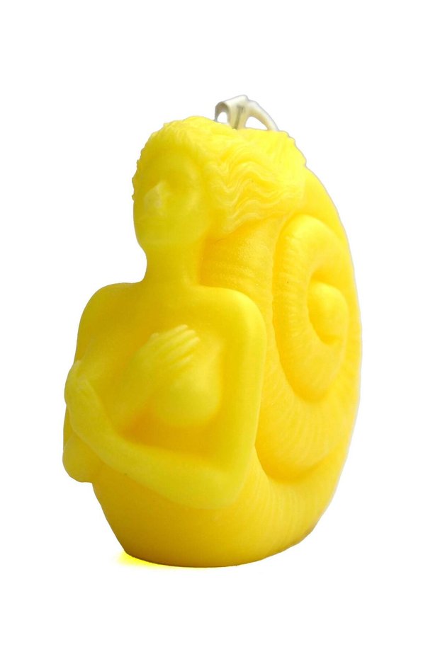 Mermaid Shaped Scented Candle Lime / Citrus Fruity Fragrance Candles/Scented Candle Wax & Essential