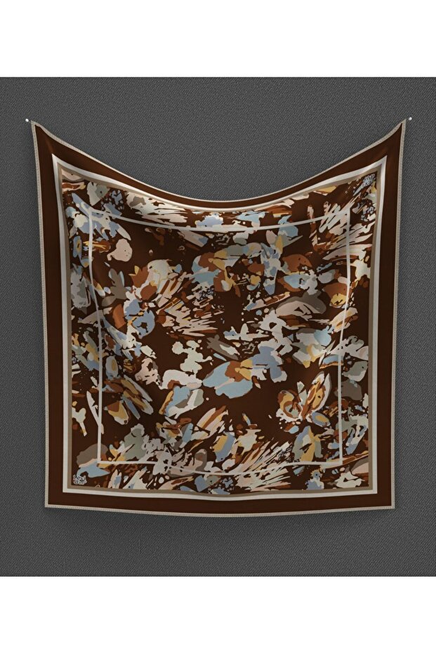 Batik Pattern Sparkling Crystal Scarf - 2