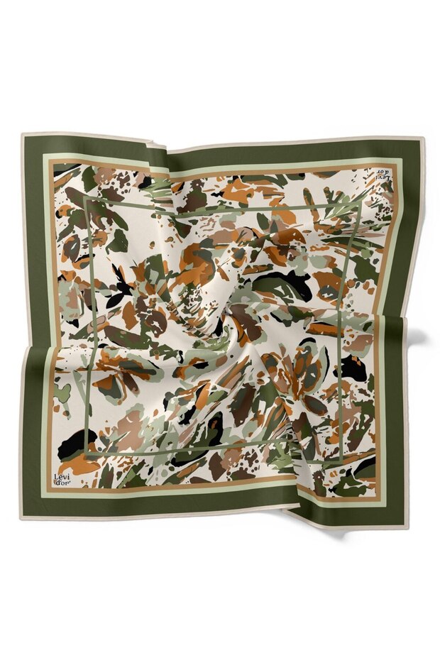 Batik Desen Işıltılı Kristal Eşarp - 2