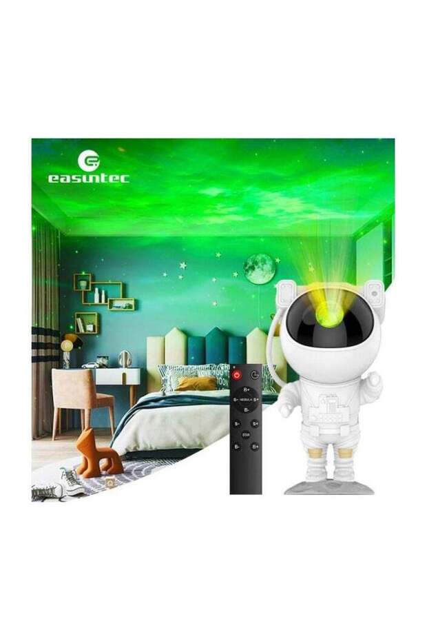 Star Astronaut Projector Light, Galaxy Moon Nebula Ceiling Night Light, Remote Control,Gift for Bed