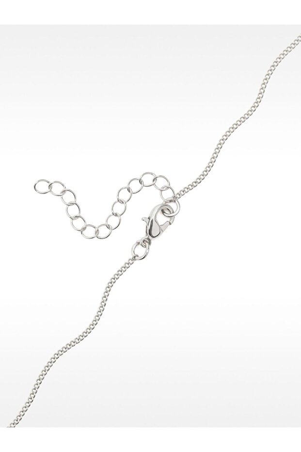 Zirkon Taşlı Kısa Kolye - 4