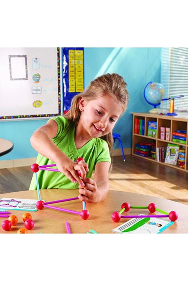 Set constructie Learning Resources, Forme 3D, Explorers - 2