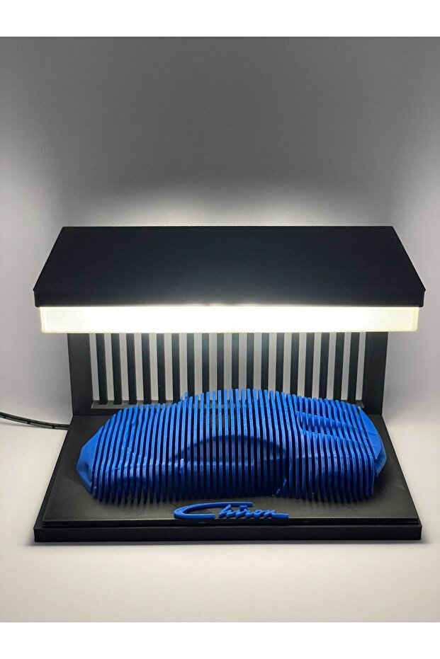 Chiron Led Işıklı Araba Masa Lamba Dekoru - 2