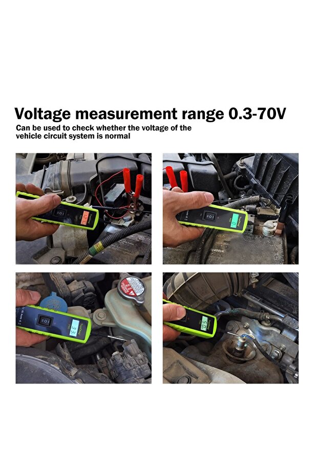 TopDiag P60 Car Electrical Circuit Tester, 6-30V, Diagnostic with LCD display, Short Circuit - 8
