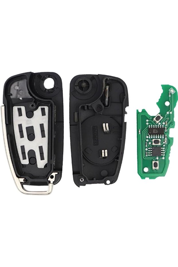 Cheie auto programabilă cu 3 butoane pentru Audi Q7 B7 Q3 A3 TT A2 A8 A6 A6L A4 S5 C5 C6 B6 A4L A5 - 2