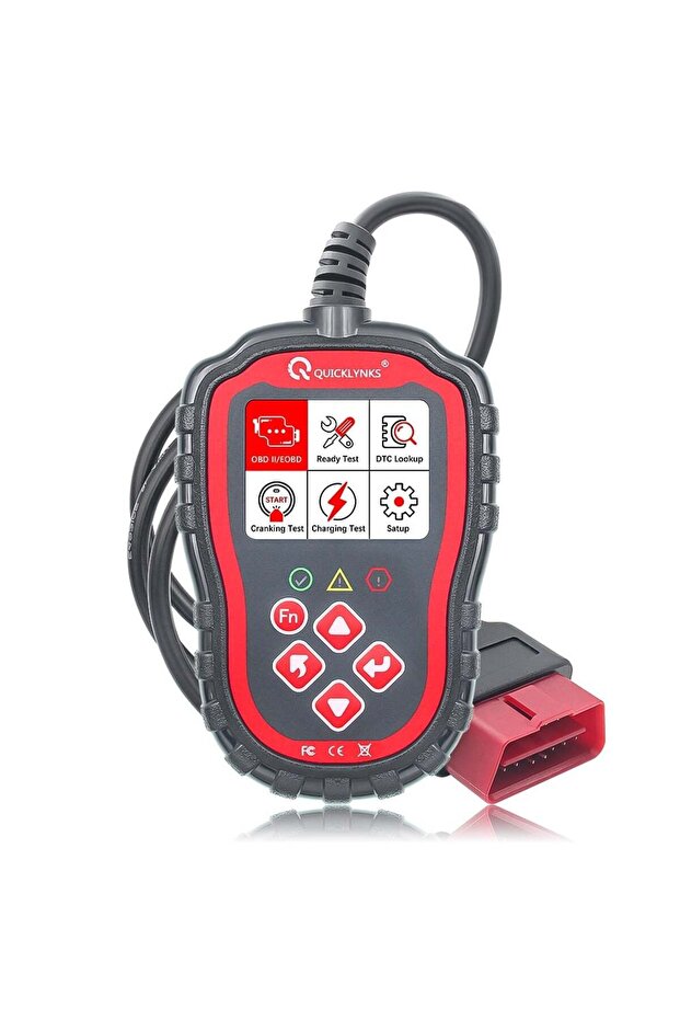 QUICKLYNKS T41 Professional OBD2 Car Tester, with Error Code Reader, Engine Diagnosis - 1