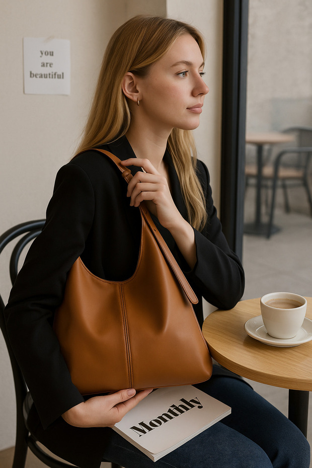 Luksuzna ležerna torba za rame - 1