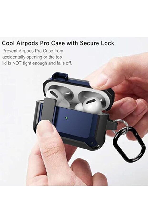 Case Compatible for Upgraded [Secure Lock] Armor Airpod Pro Case - 3
