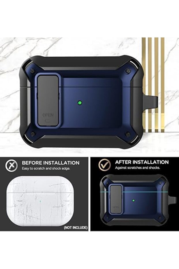 Case Compatible for Upgraded [Secure Lock] Armor Airpod Pro Case - 7