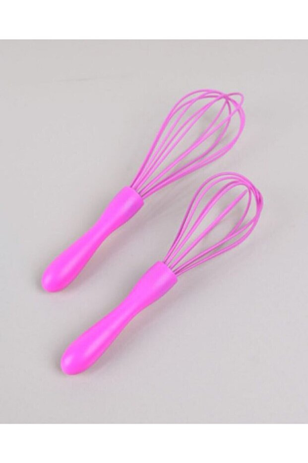 Set of 2 Silicone Whisks Colorful Whisks