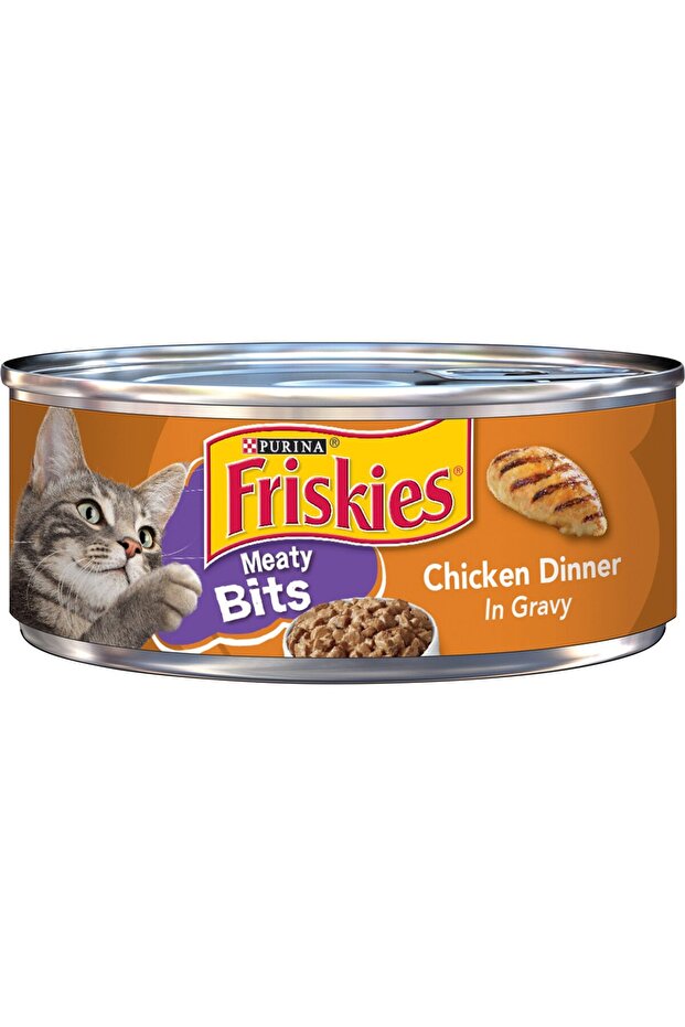 Purina Gravy Wet Cat Food Meaty Bits Chicken Dinner 156 g