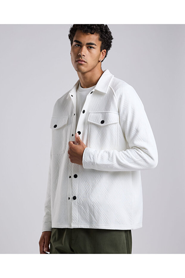 Solid Jacket with Button Closure - 3