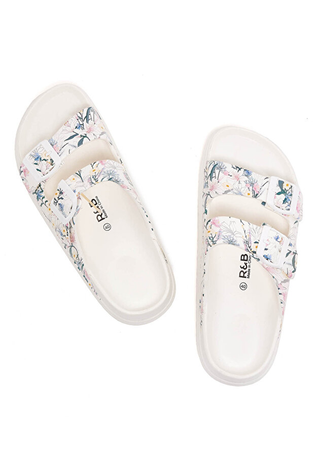 Printed Double Strap Slides - 5