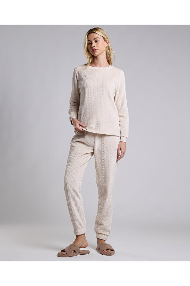 Embossed Pyjama Set - 1
