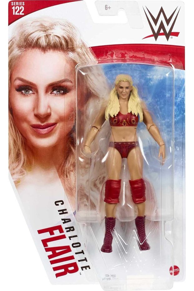 WWE Charlotte Flair Action Figure Series 122 Action Figure Posable 6 in Collectible&Gift for Age 6+