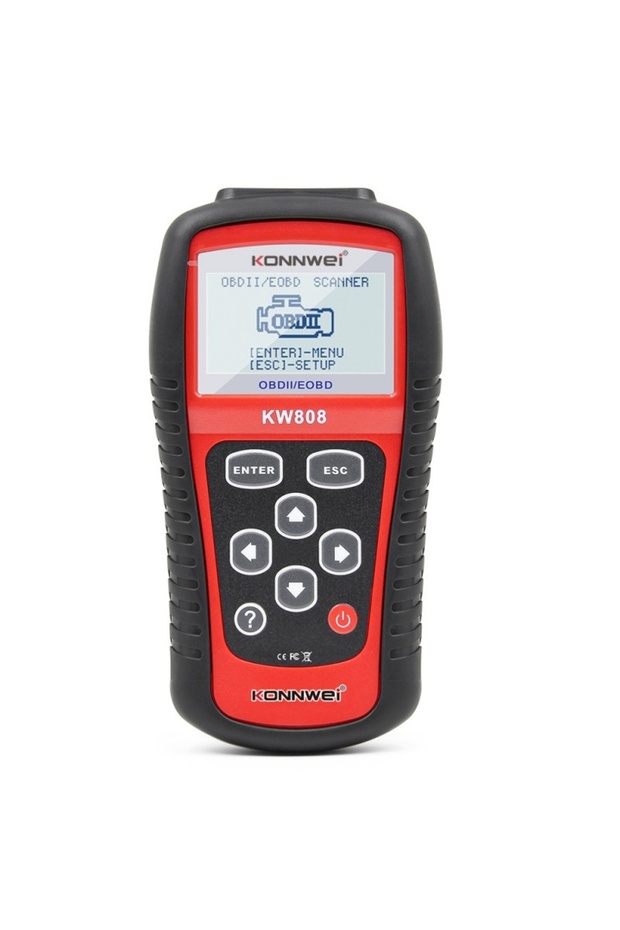 Car diagnostic and scanning tool, KW808, OBD2, 2.8 inch display, read and erase engine - 1