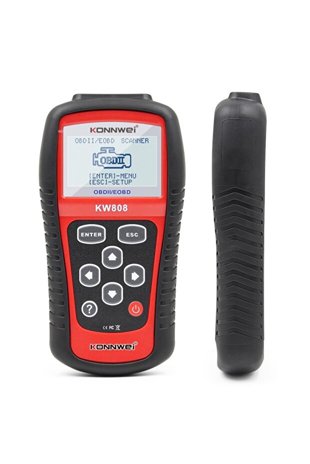 Car diagnostic and scanning tool, KW808, OBD2, 2.8 inch display, read and erase engine - 4