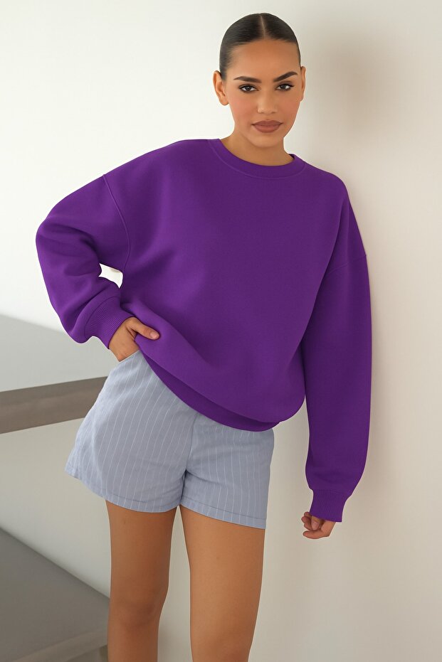 Unisex Solid Color Sweatshirt