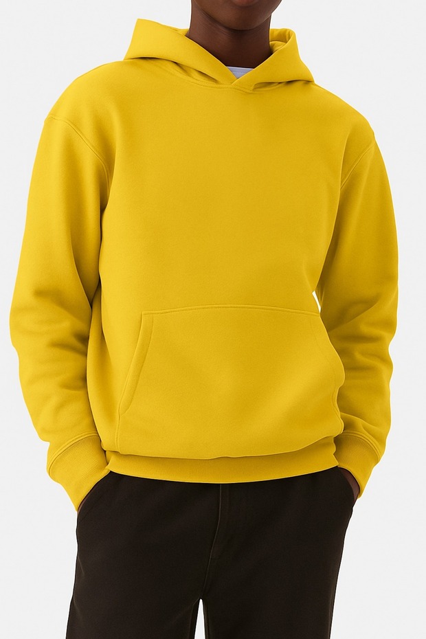 Plain Color Unisex Sweatshirt