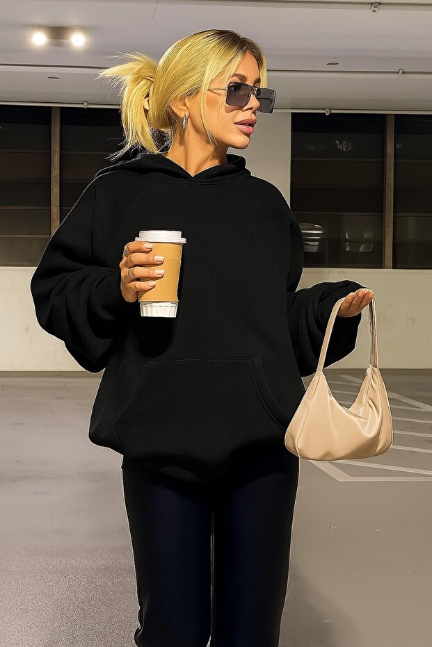 3-Thread Jersey Solid Color Unisex Sweatshirt