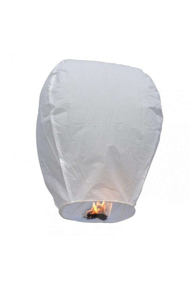 Classic flying lantern for events, White,