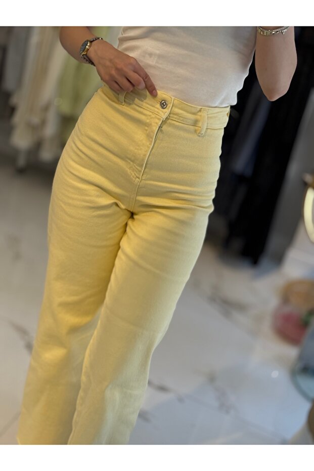 Sarı jean - 3